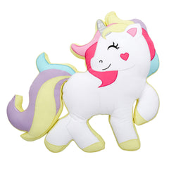 White Unicorn Shaped Cushion
