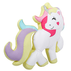 White Unicorn Shaped Cushion