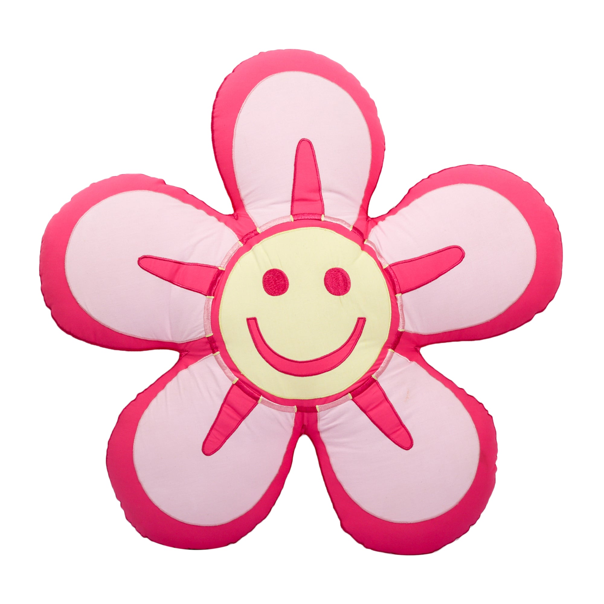 Smiley Flower Shaped Cushion