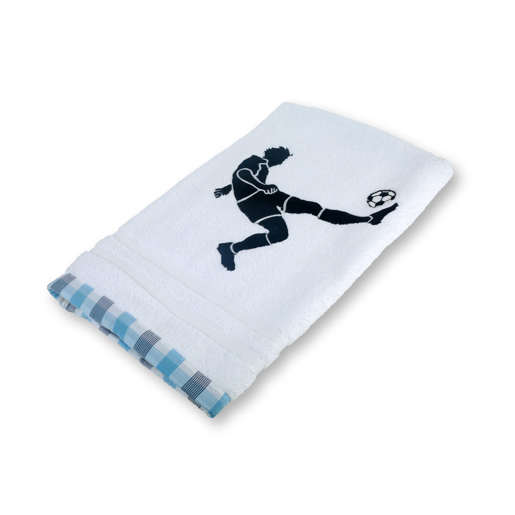 Footballer Boy Bath Towel