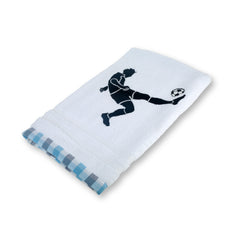 Footballer Boy Bath Towel