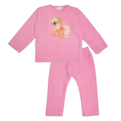 Pony Light Pink Fleece Night Suit