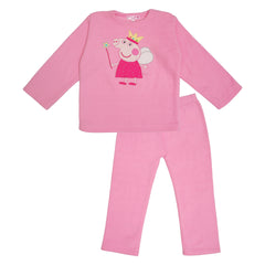 Peppa Light Pink Fleece Night Suit