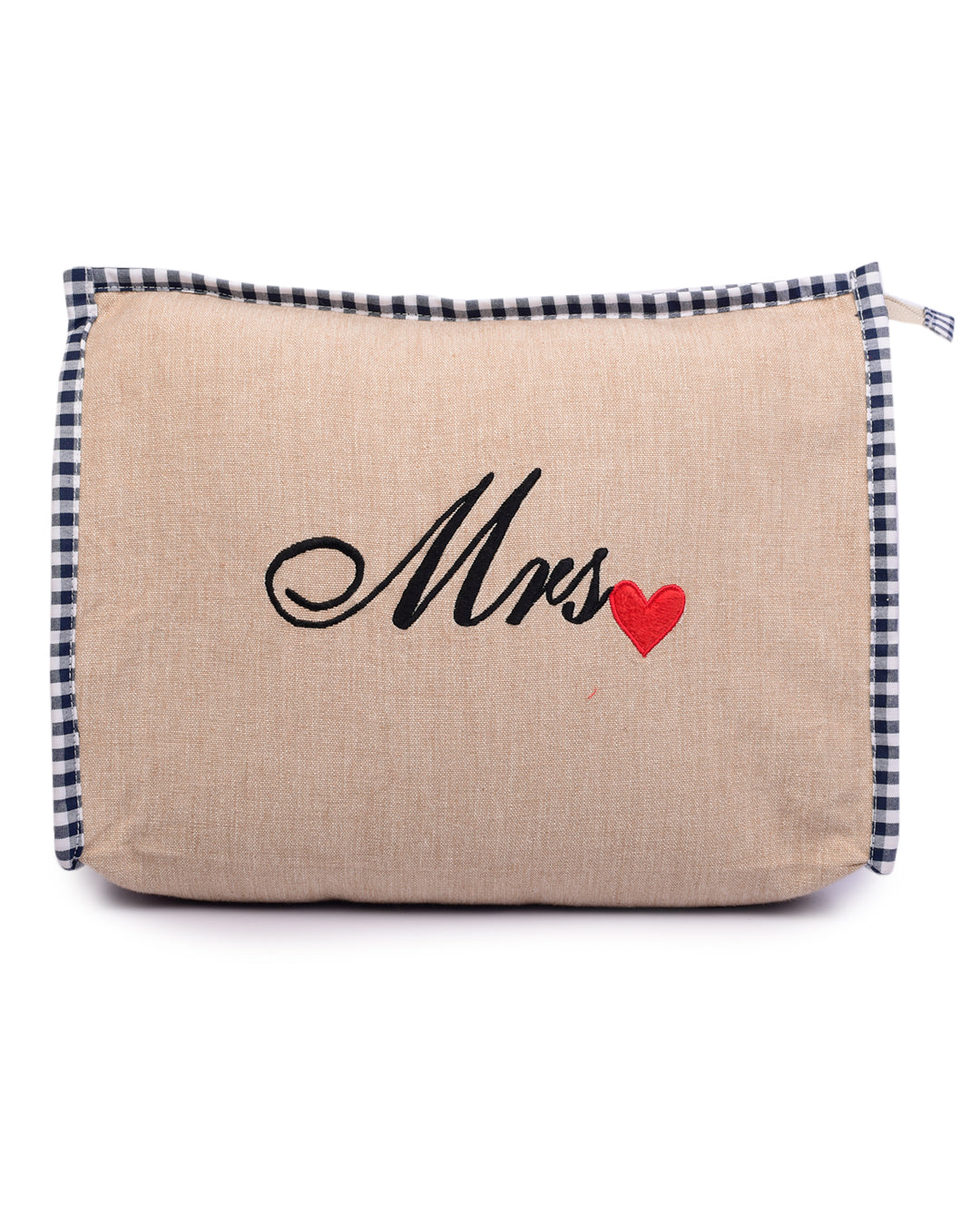 'Mrs' Canvas Pouch