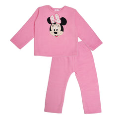 Minnie Light Pink Fleece Night Suit