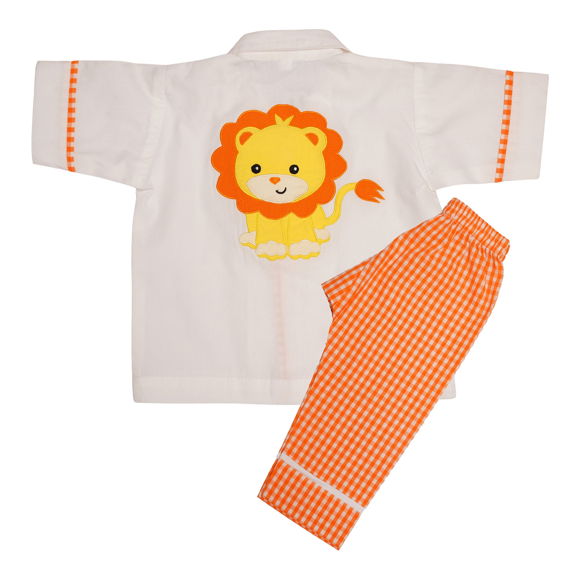 Lion Cotton Night Suit