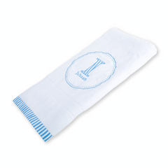 Alphabet Blue Bath Towel