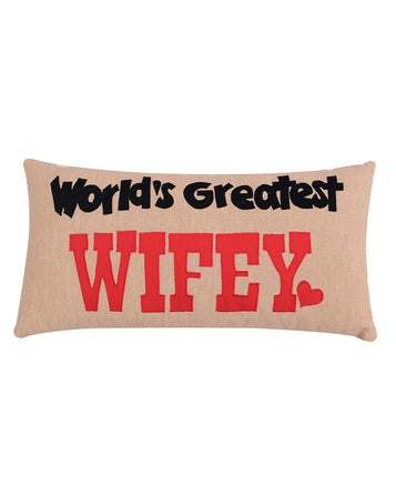 World's Greatest Wifey Cushion