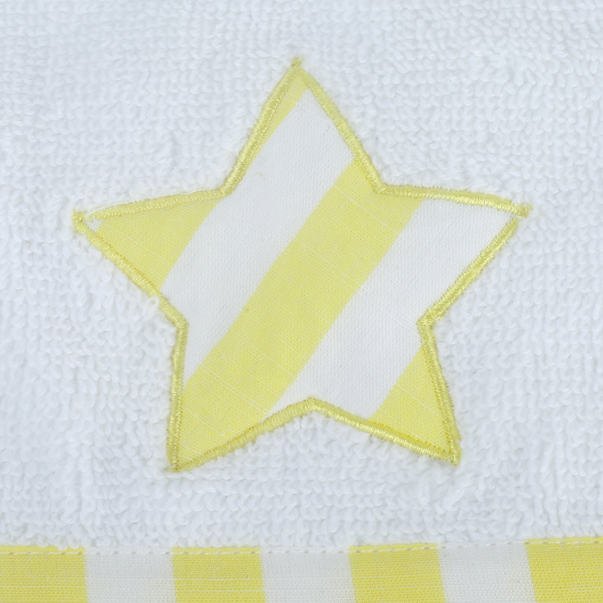 Yellow Star Face Towel