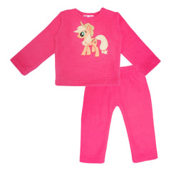Pony Dark Pink Fleece Night Suit