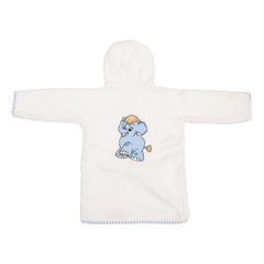 Blue Elephant Bath Robe