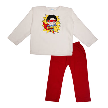 Superhero Fleece Night Suit