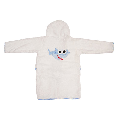Baby Blue Shark Bath Robe