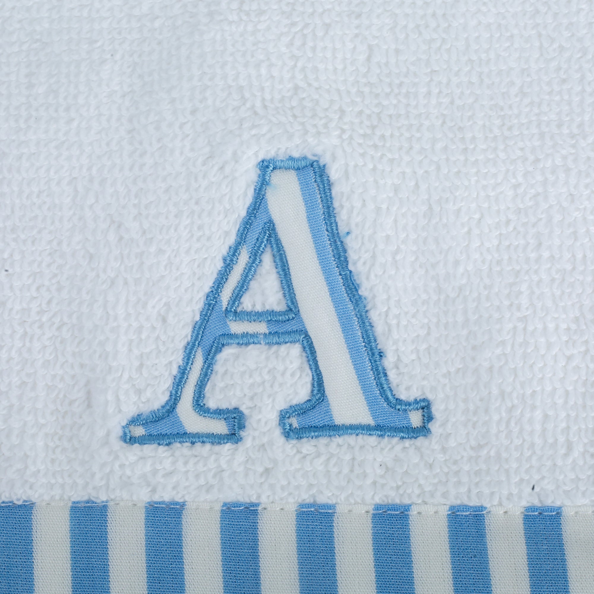 Alphabet Blue Face Towel