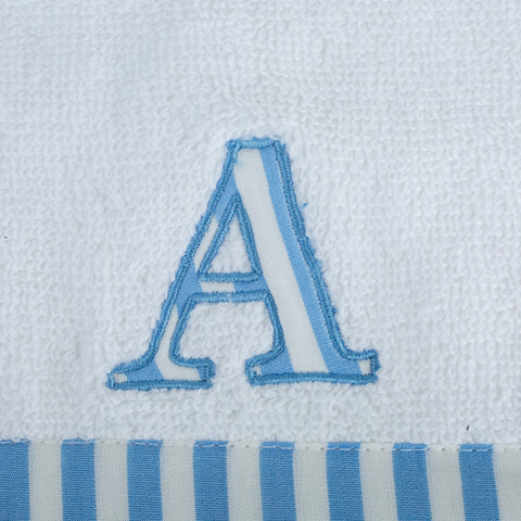 Alphabet Blue Face Towel