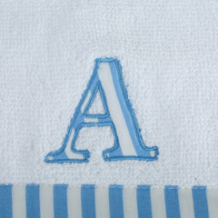 Alphabet Blue Face Towel