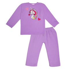 Rainbow Unicorn Fleece Night Suit