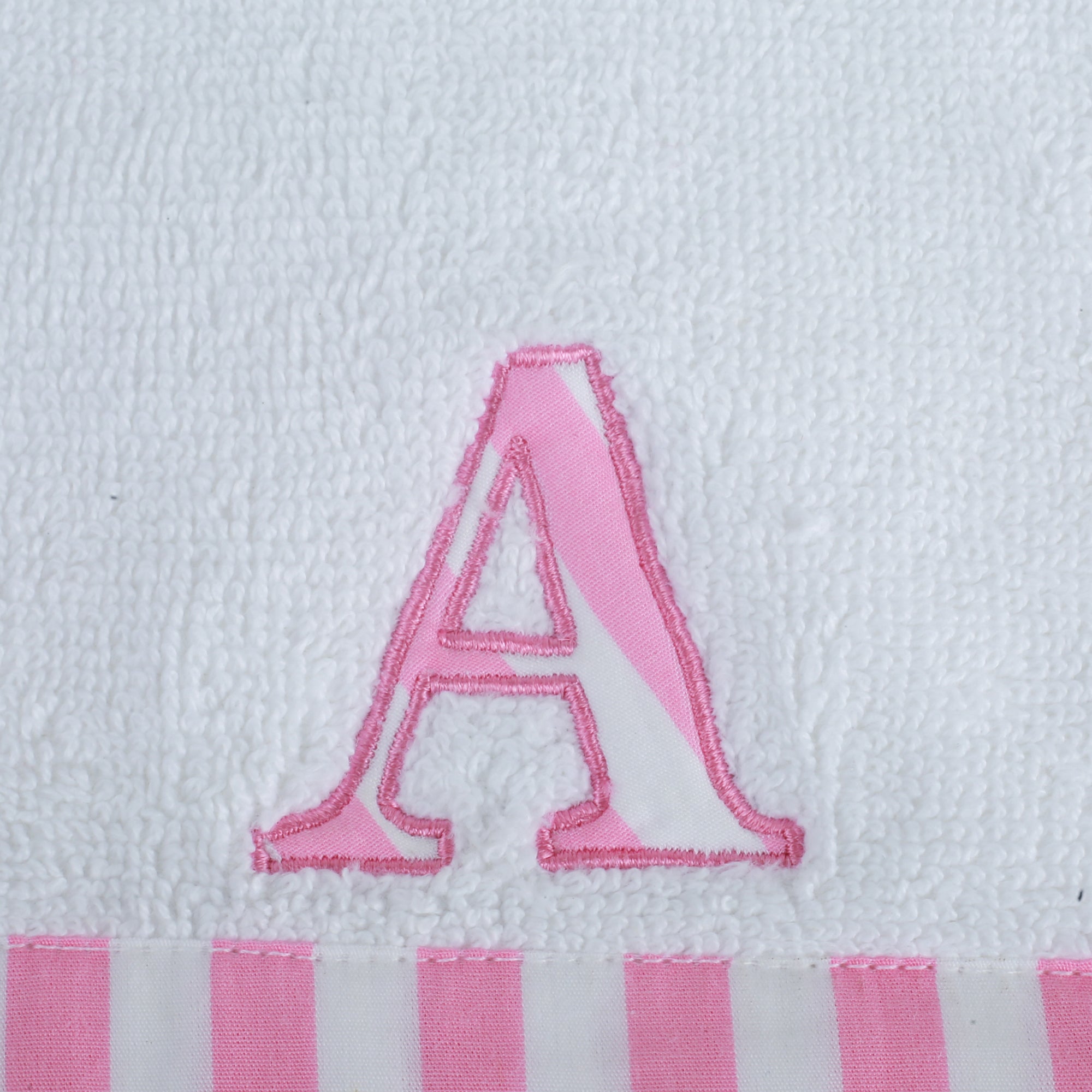 Alphabet Pink Face Towel