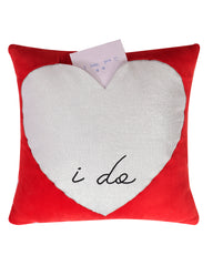'I do' Silver Cushion