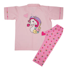 Rainbow Unicorn Cotton Night Suit