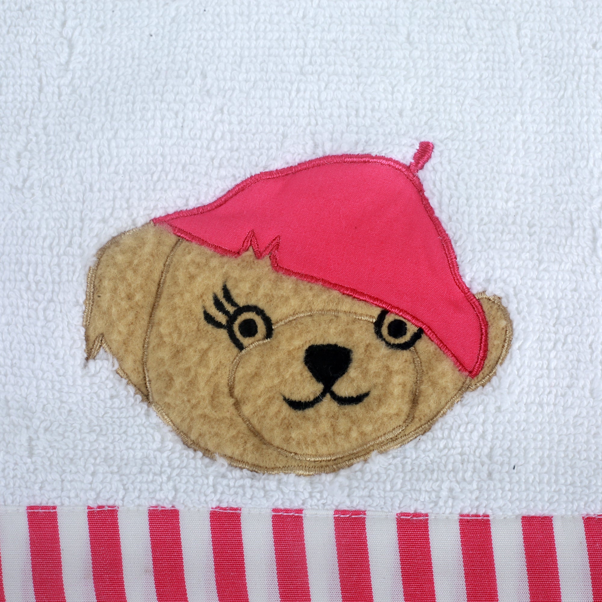 RL Bear Pink Face Towel