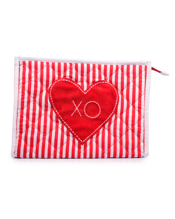 XO Stripes Pouch
