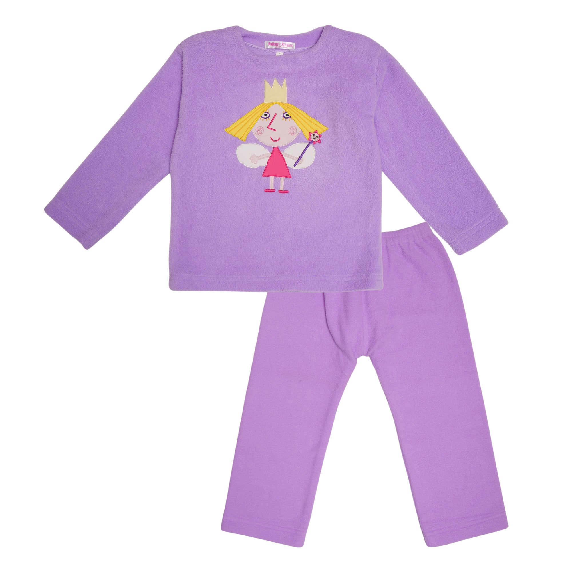 Holly Lilac Fleece Night Suit