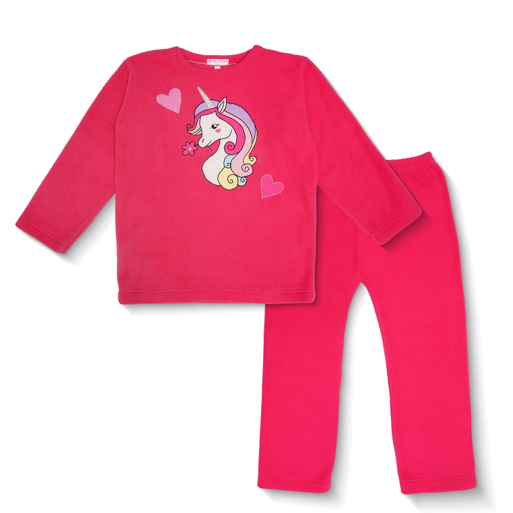 Rainbow Unicorn Fleece Night Suit