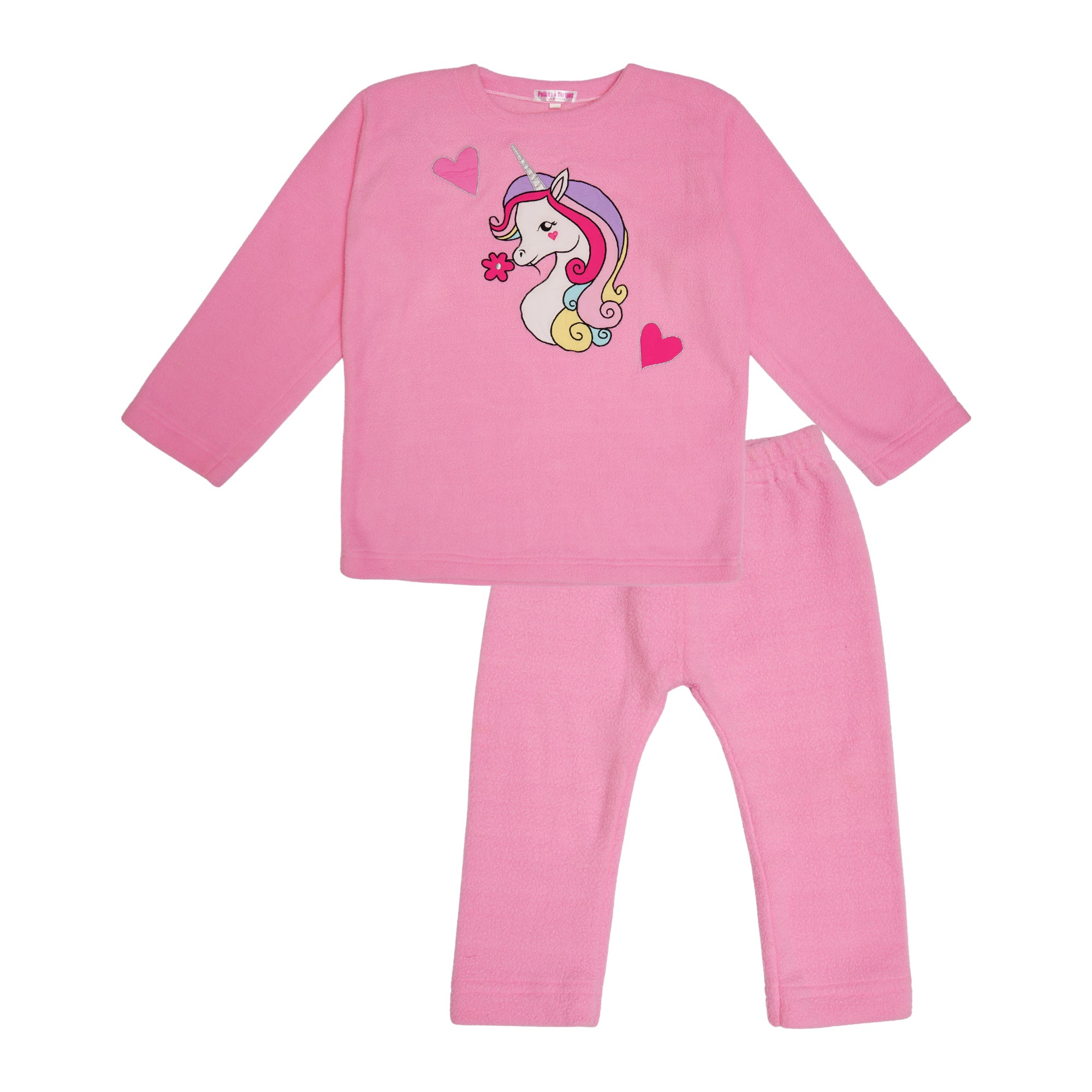 Rainbow Unicorn Fleece Night Suit