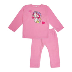 Rainbow Unicorn Fleece Night Suit