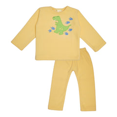 Dinosaur Lemon Fleece Night Suit