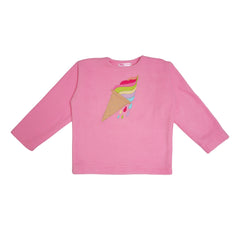 Ice Cream Pink Fleece Night Suit