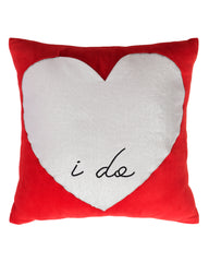 'I do' Silver Cushion