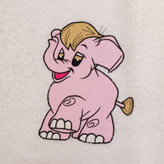 Pink Elephant Bath Robe