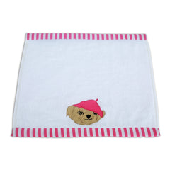 RL Bear Pink Face Towel