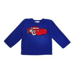 Red Car Fleece Night Suit