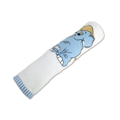 Elephant Blue Bath Towel