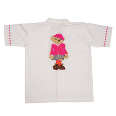 RL Bear Pink Cotton Night Suit