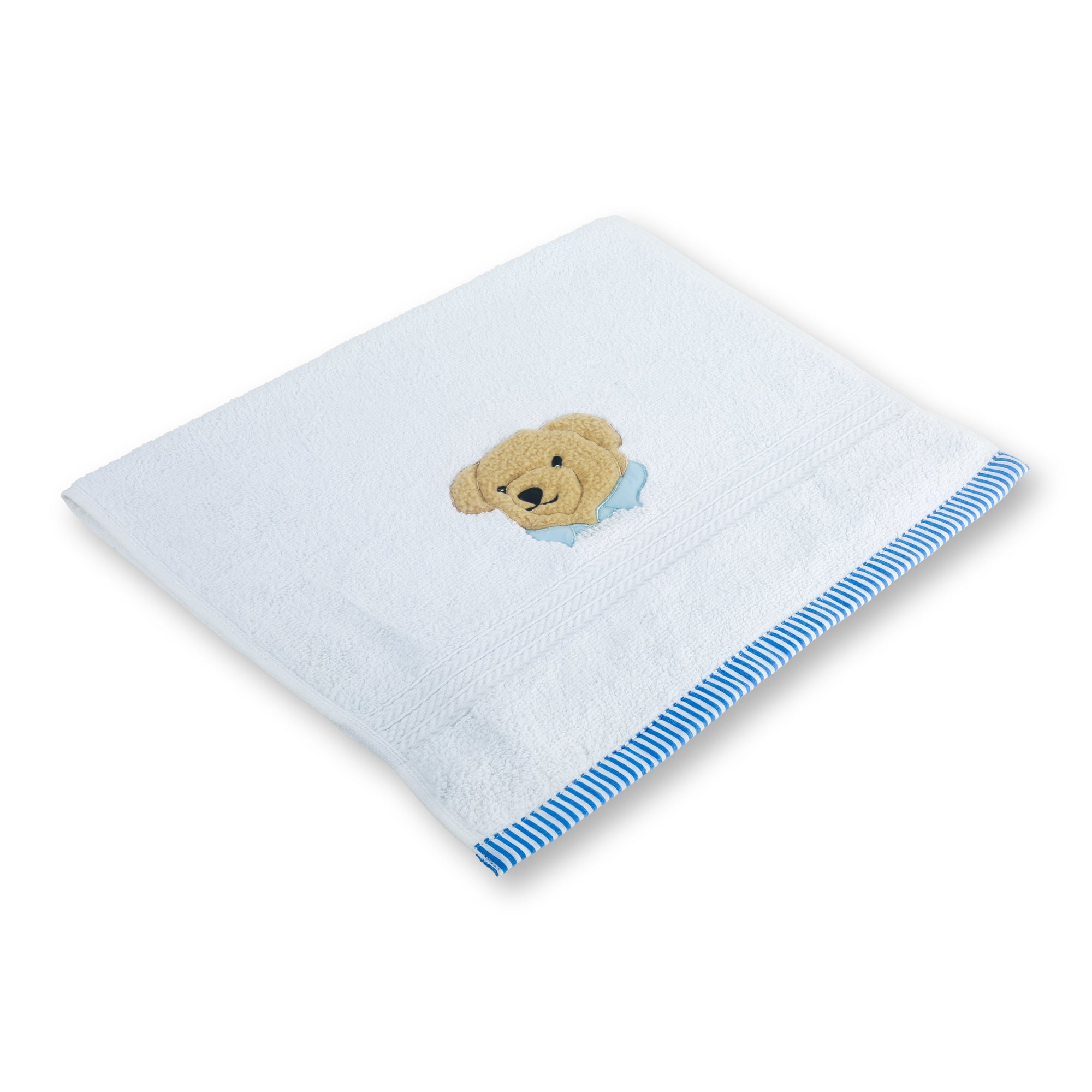 RL Bear Blue Hand Towel