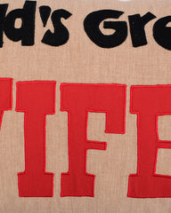 World's Greatest Wifey Cushion