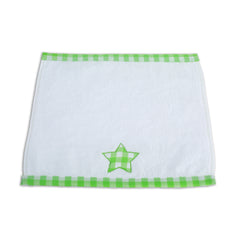 Green Star Face Towel