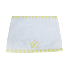 Yellow Star Face Towel