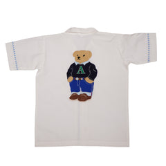 RL Bear Blue Cotton Night Suit