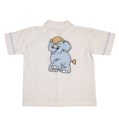 Blue Elephant Cotton Night Suit