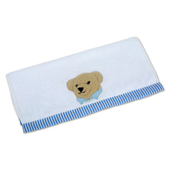 RL Bear Blue Face Towel