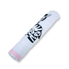 Zebra Pink Bath Towel