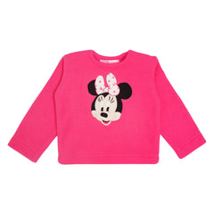Minnie Dark Pink Fleece Night Suit