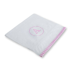 Alphabet Pink Hand Towel