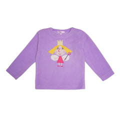 Holly Lilac Fleece Night Suit