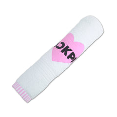 Black Pink Bath Towel